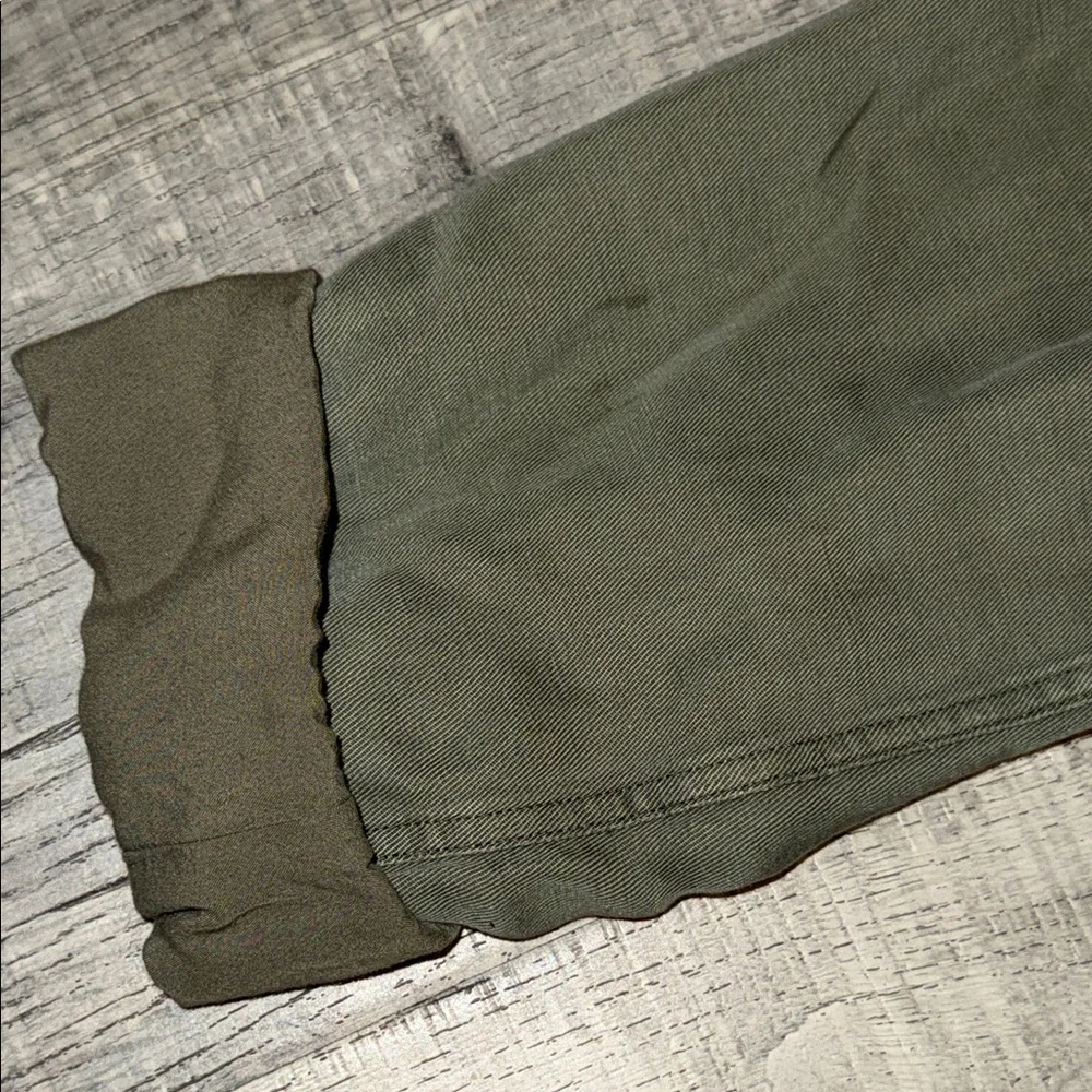 Rails Barclay Linen Blend Button Front Utility Jacket Medium - Picture 4 of 13